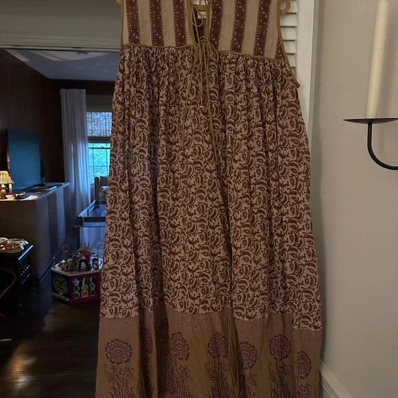 Daughters of India Maxi Dress - Brown and Purple - Picture 2 of 10